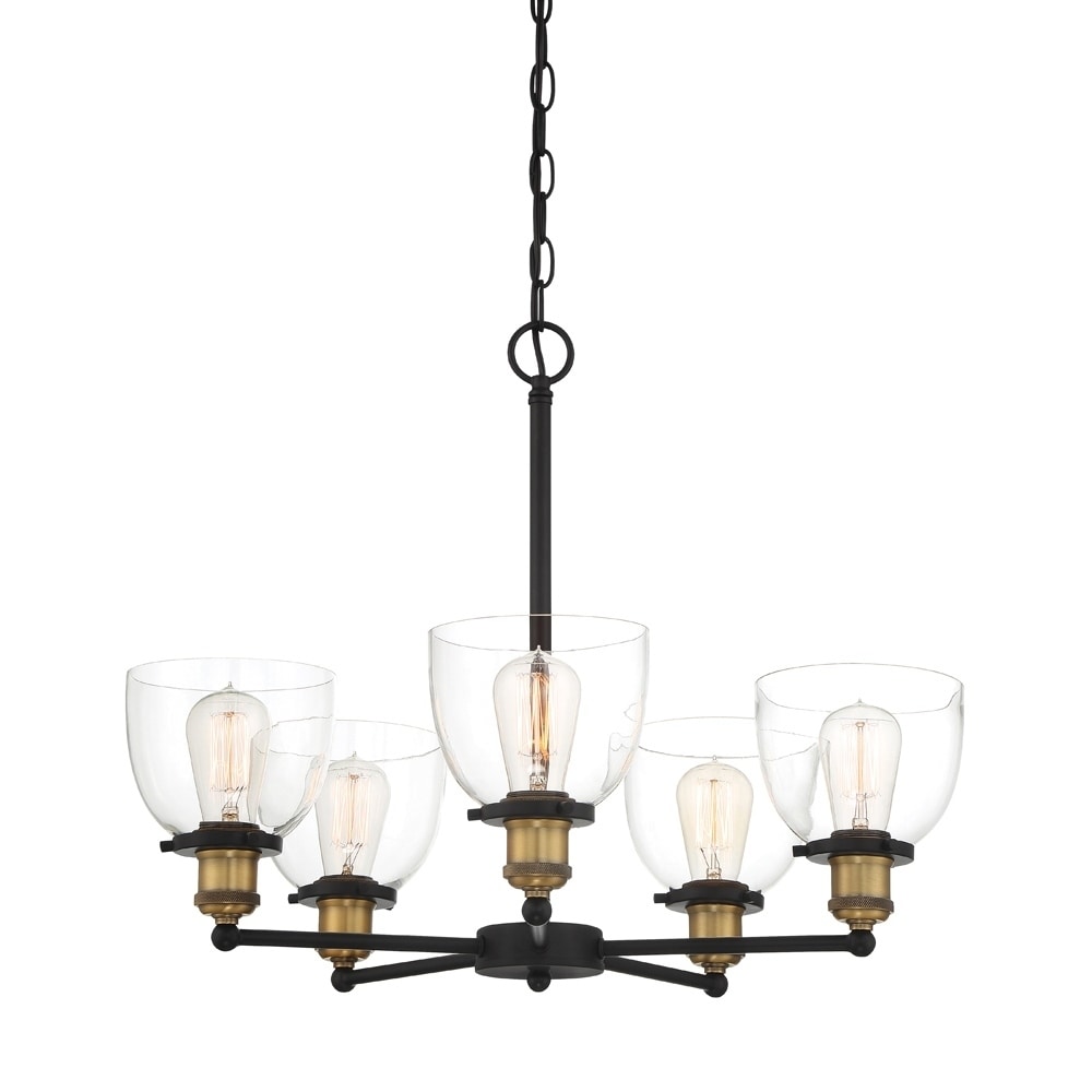 Bryson 5 Light Chandelier Antiqued