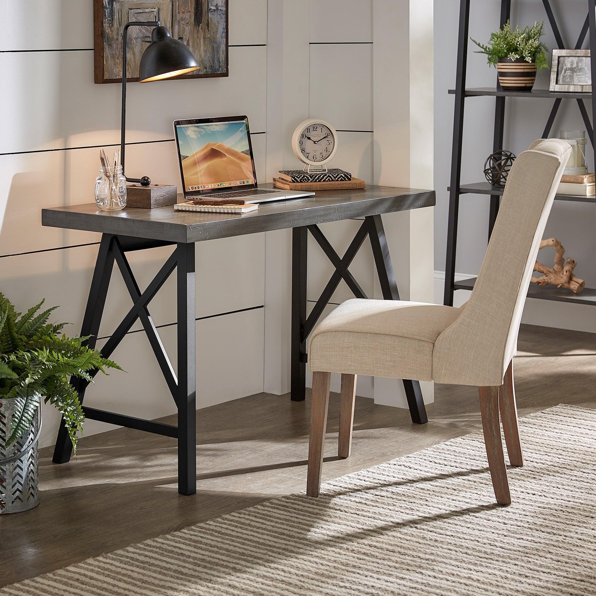 Bryson Rustic X Base Desk By Inspire Q Classic