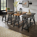 Bryson Rustic X Base Sofa Entryway Table By Inspire Q Classic