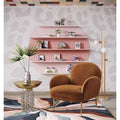 Bubble Glass And Brass Side Table