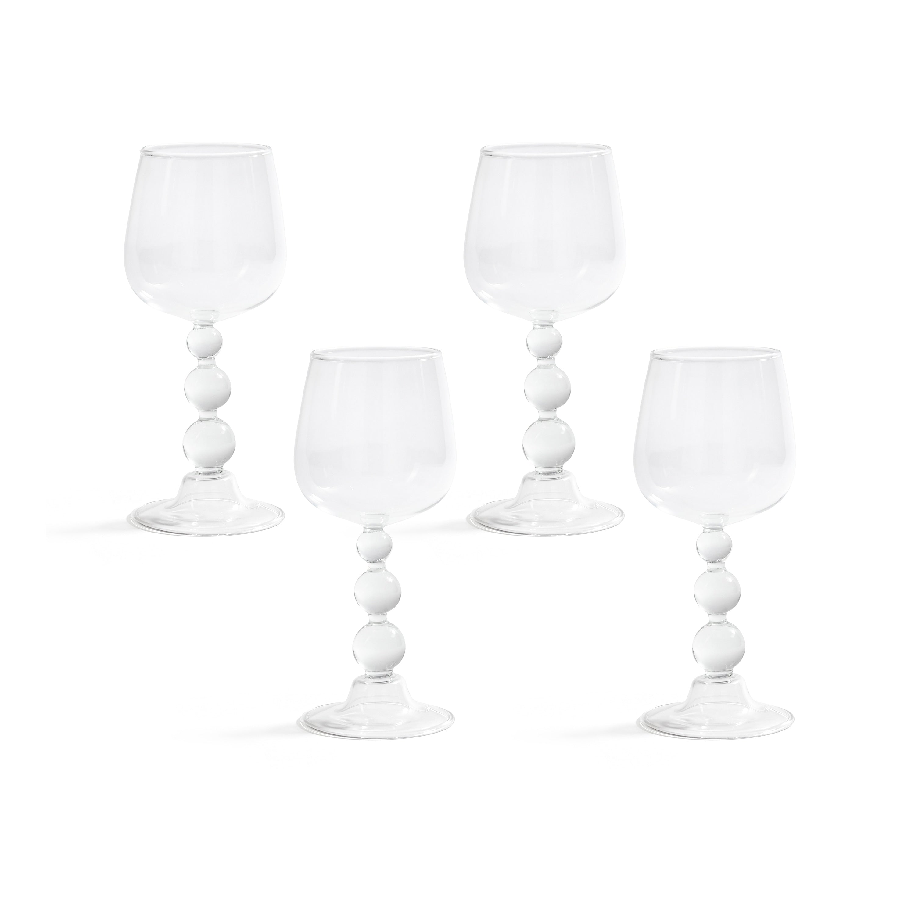 Bubble Wine Glasses Set Of 4
