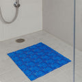 Non Skid Bath Shower Oval Bubbles Bath Mat 20 X 20
