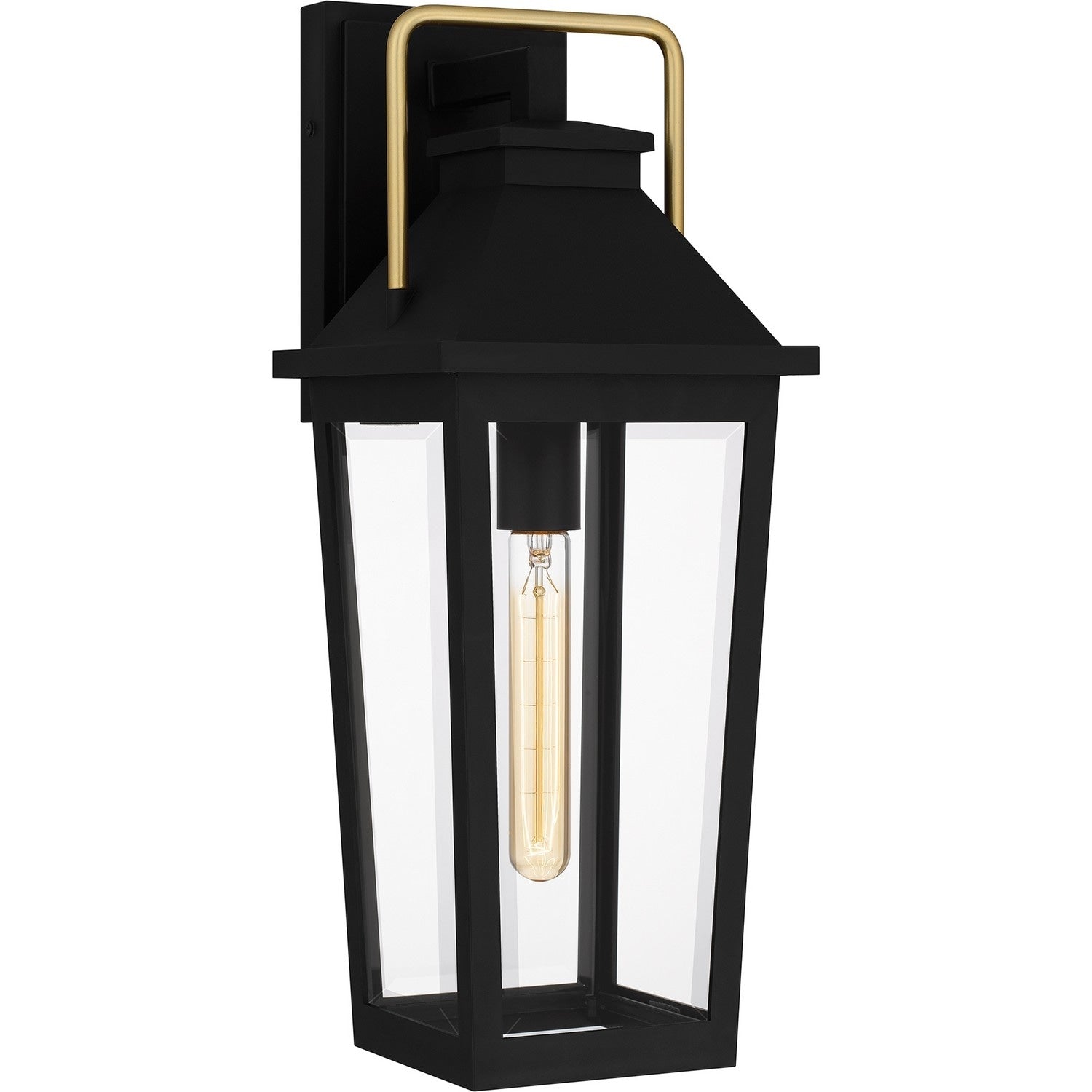 Buckley 1 Light Outdoor Wall Mount In Matte Black