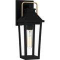 Buckley 1 Light Outdoor Wall Mount In Matte Black