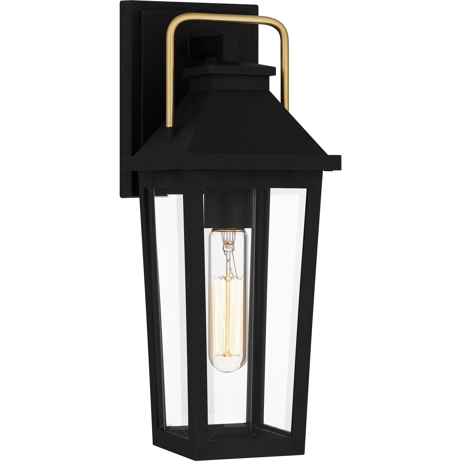 Buckley 1 Light Outdoor Wall Mount In Matte Black