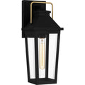 Buckley 1 Light Outdoor Wall Mount In Matte Black