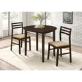 Coaster Company Cappuccino 3 Piece Dining Set
