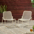 Bucknell Outdoor Modern Dining Chair Set Of 2 By Christopher Knight Home 26.00 W X 22.25 L X 26.00 H