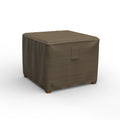 Budge Square Waterproof Outdoor Patio Table Cover Ottoman Cover Neverwet Hillside Black And Tan Multiple Sizes