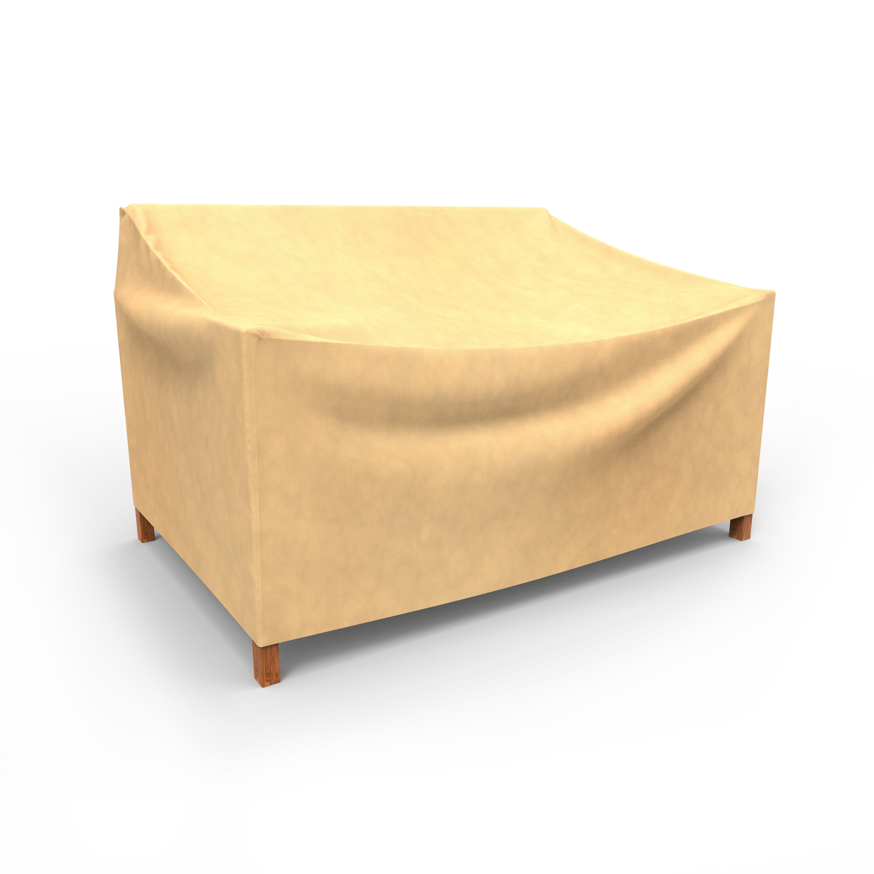 Budge Water Resistant Outdoor Patio Loveseat Cover All Seasons Nutmeg Multiple Sizes