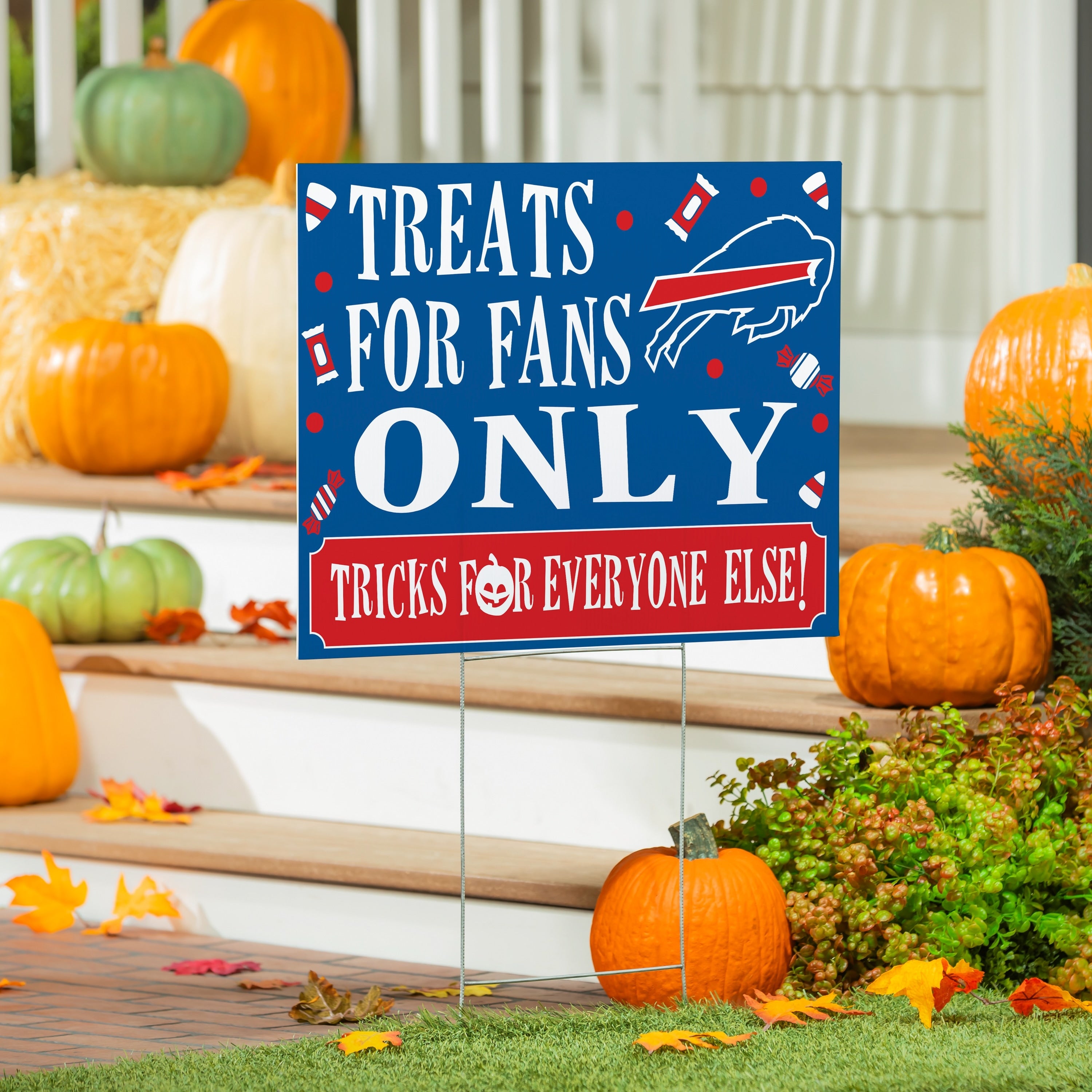 Buffalo Bills Yard Sign Halloween Treats For Fans