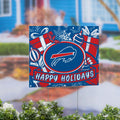 Buffalo Bills Yard Sign Happy Holidays 24 X 18