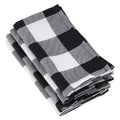 Buffalo Plaid Check Pattern Design Cotton Napkins Set Of 4