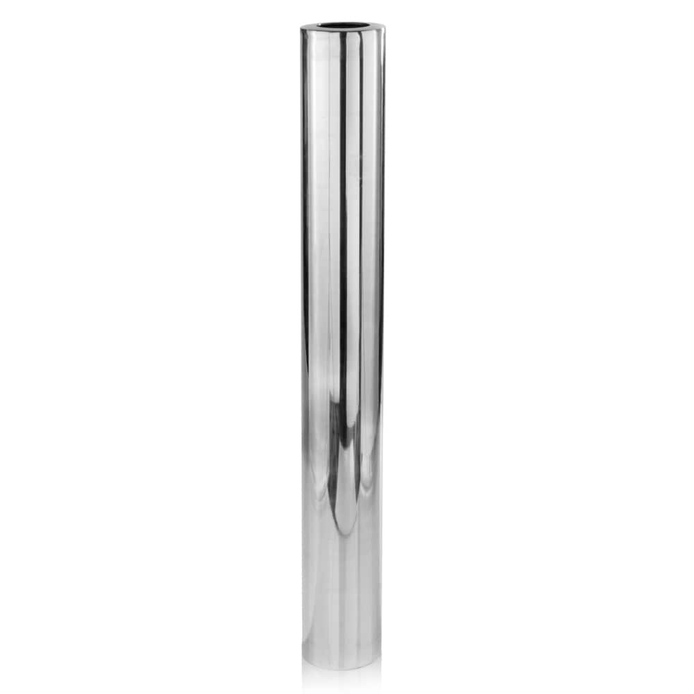 Buffed Cylinder Tall Floor Vase
