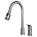 Builders Shoppe Classic Single Handle 16 Inch Pull Down Kitchen Faucet