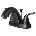 Builders Shoppe 2025 Contemporary Brass 2 Handle Centerset Lavatory Faucet With Pop Up Drain