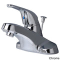 Classic Single Handle Centerset Lavatory Faucet With Pop Up Drain Assembly