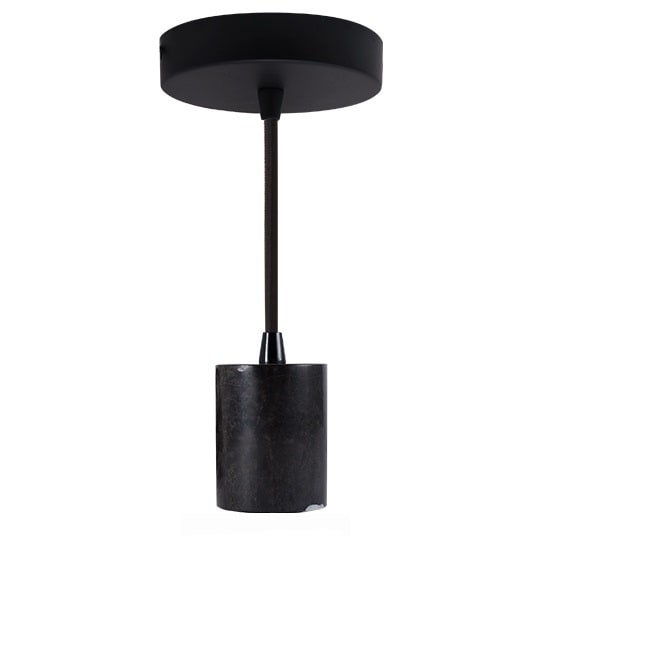 Bulbrite 1 Natural Marble Pendant Socket And Canopy