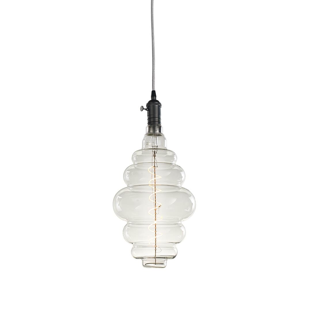 Bulbrite 1 Vintage Pendant Socket And Canopy With Led Light Bulb