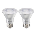 Bulbrite Pack Of 2 Led 3 Round Recessed Downlight Fixture With Metal Jbox Baffle 50W Equivalent