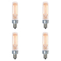 Bulbrite Pack Of 4 2.5 Watt Dimmable Antique Filament T6 Candelabra E12 Led Bulb 160 Lumens 2100K And 90 Cri