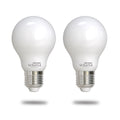 Bulbrite Solana Smart Led A19 40W Equivalent Tunable Wifi Light Bulb Milky 2Pk 2200K 6500K