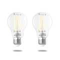 Bulbrite Solana Smart Led A19 60W Equivalent Tunable Wifi Light Bulb Clear 2Pk 2200K 6500K