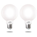 Bulbrite Solana Smart Led G25 60W Equivalent Tunable Wifi Light Bulb Milky 2Pk 2200K 6500K