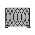 Christopher Knight Home Buncombe Modern Single Panel Iron Firescreen