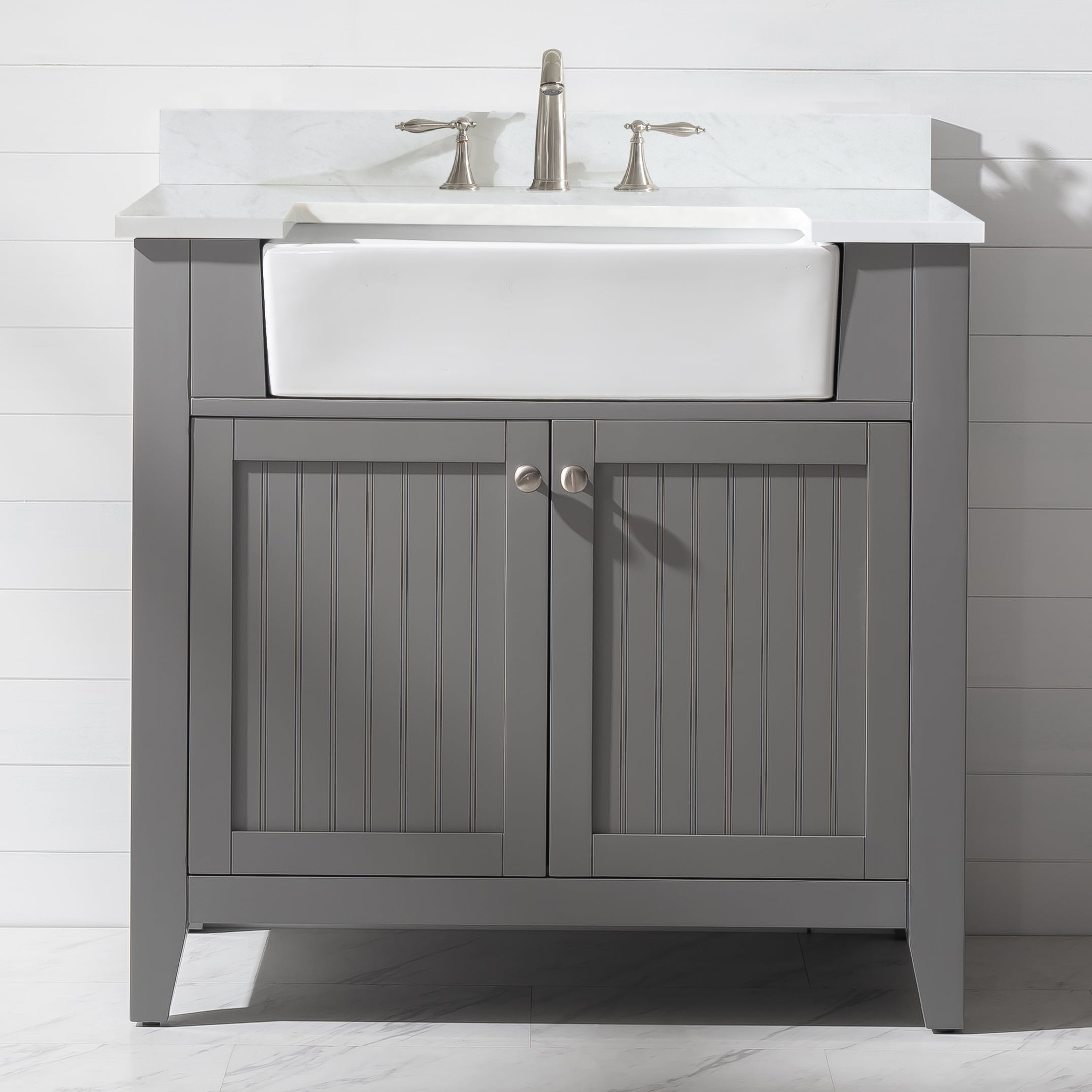 Burbank 36 Single Vanity In Gray