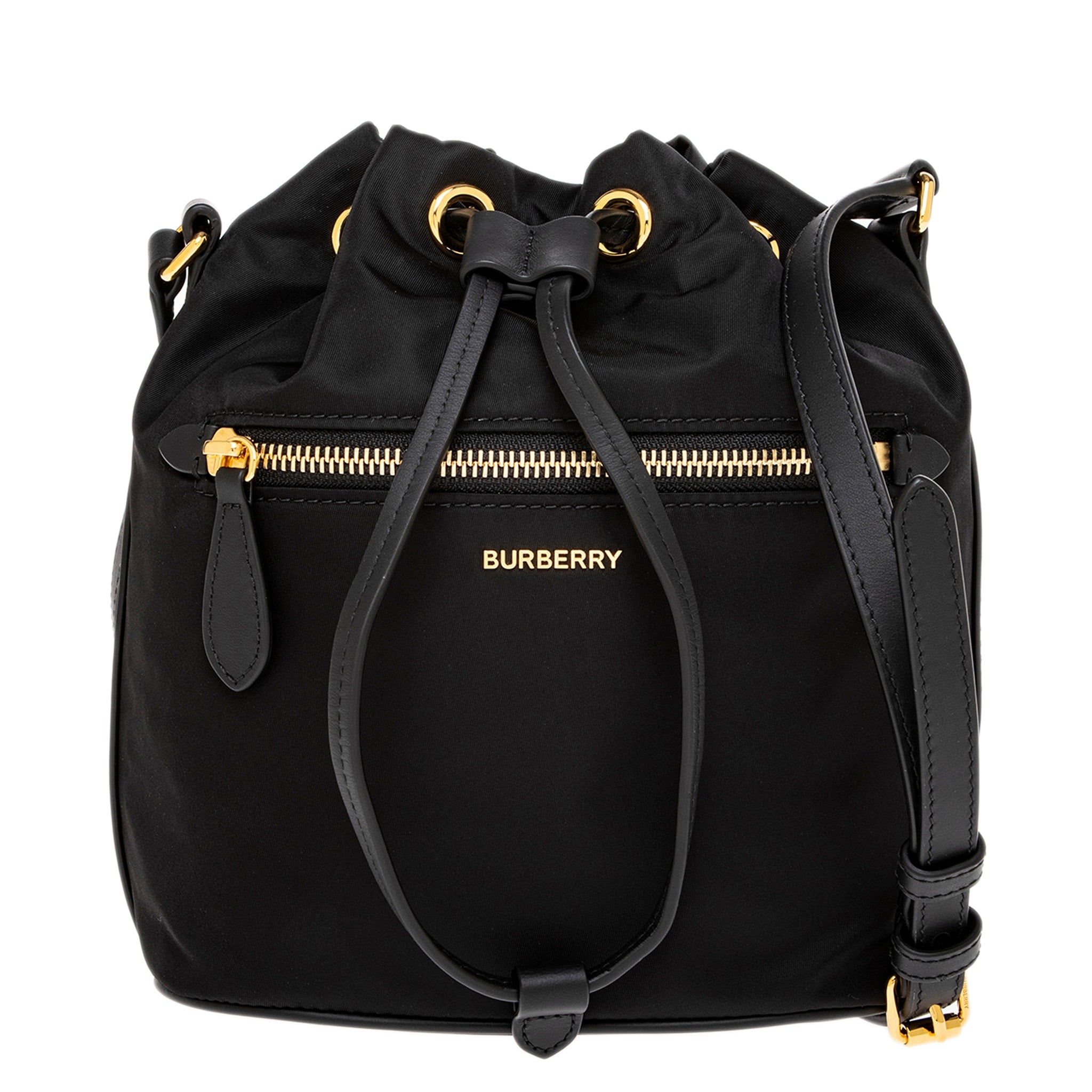 Burberry Drawstring Bucket Bag