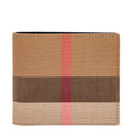 Burberry Mens Check Bifold Wallet
