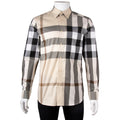 Burberry Mens Claverdon Regular Fit Check Cotton Shirt
