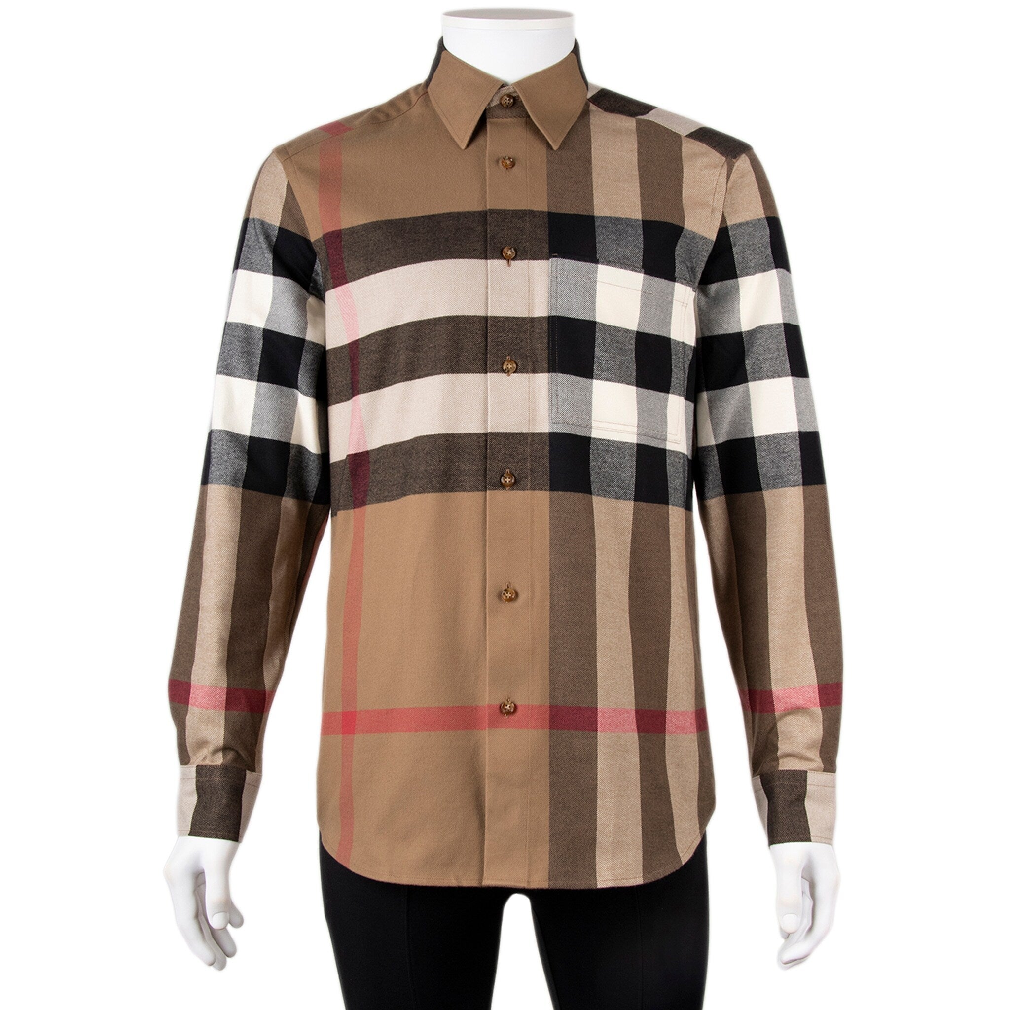 Burberry Mens Claverdon Regular Fit Flannel Shirt
