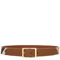 Burberry Reversible Check Pattern Belt 1.2 Wide
