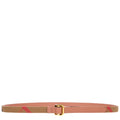Burberry Reversible Check Pattern Slim Belt 0.6 Wide