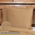 Burlap 100 Cotton Euro Sham With Ruffle