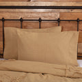 Burlap 100 Cotton Pillow Case Set