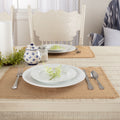 Vintage Burlap Placemat Set Of 6
