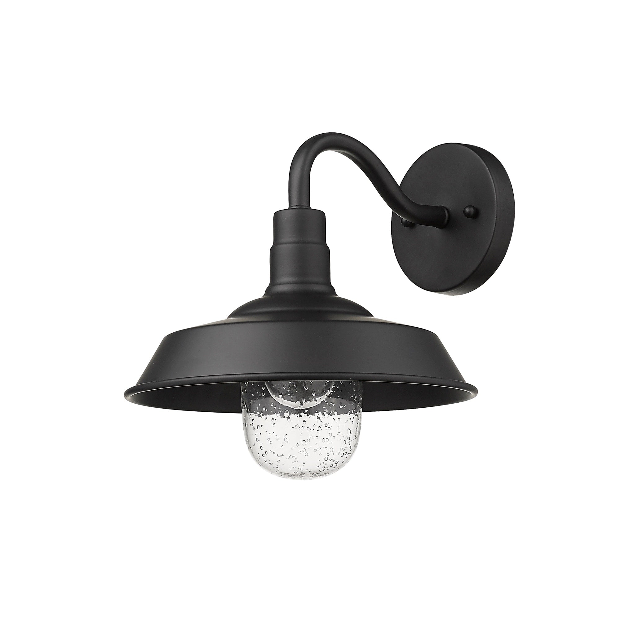 Burry 1 Light Matte Black Outdoor Wall Light