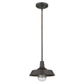 Burry 1 Light Oil Rubbed Bronze Exterior Convertible Pendant