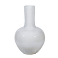 Busan White Globular Vase Large