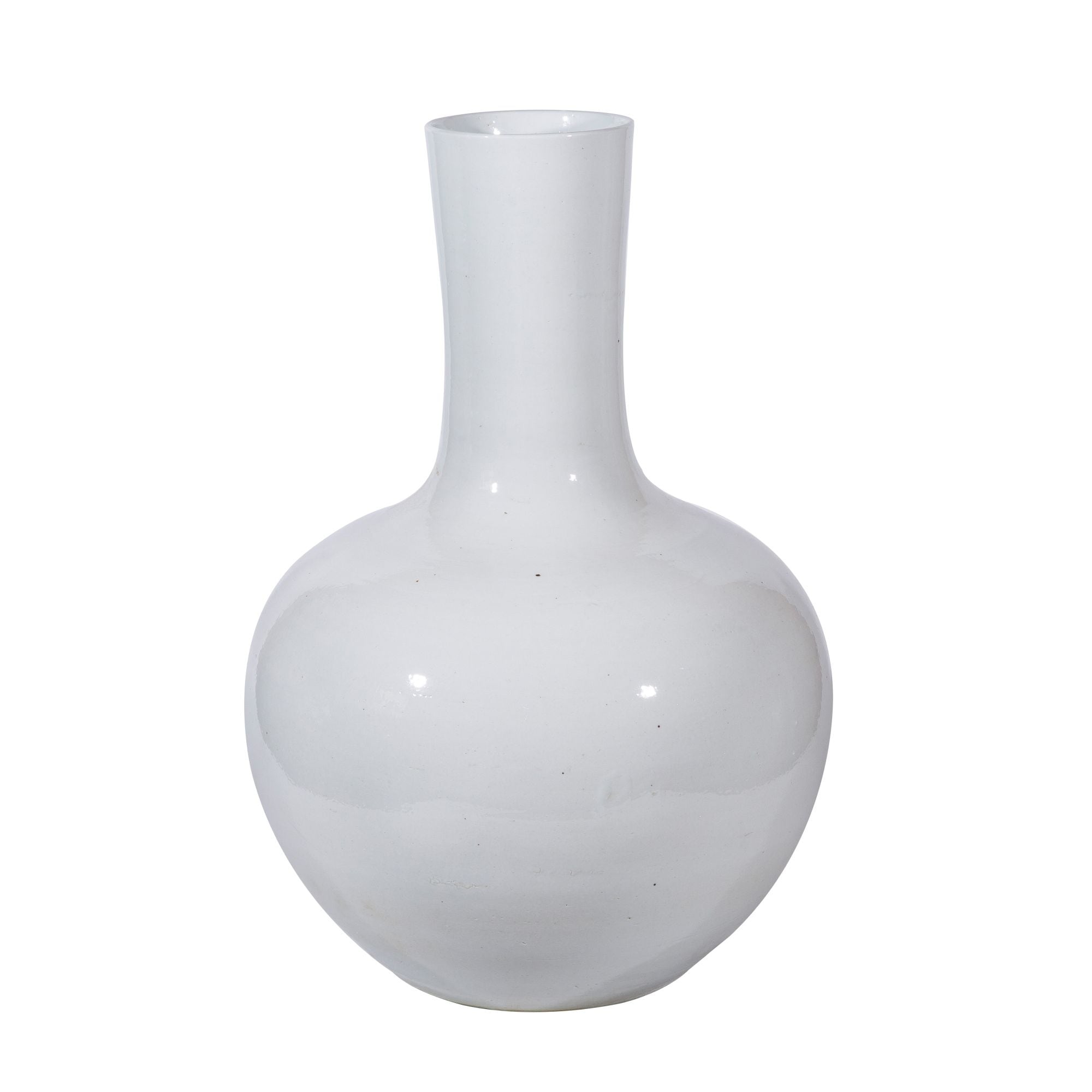 Busan White Globular Vase Xl