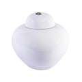 Busan White Lidded Jar Bronze Ring Short