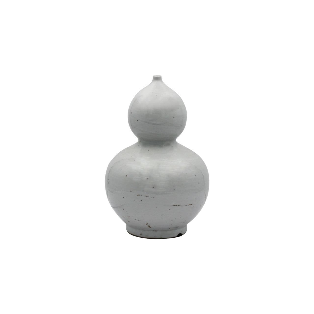 Busan White Porcelain Gourd Vase Small