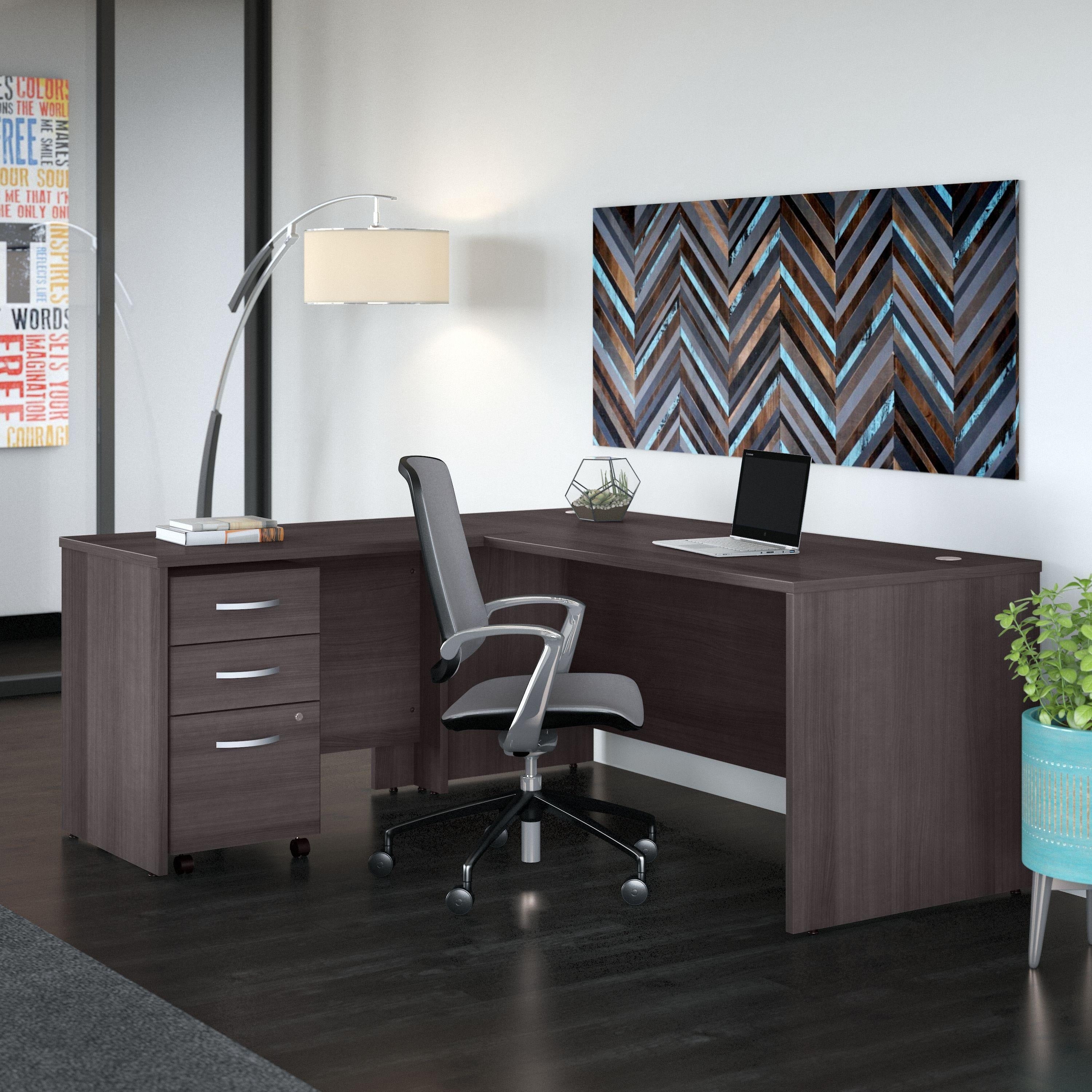 Studio C 72W L Shaped Desk With Drawers By Bush Business Furniture