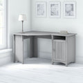Salinas Corner Desk With Storage By Bush Furniture In Cape Cod Gray