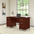 Somerset 60W Office Desk By Bush Furniture In Hansen Cherry