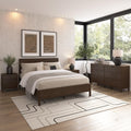 Bush Home Avery Queen Platform Bed With 3 Drawer Dresser And Nightstand Set