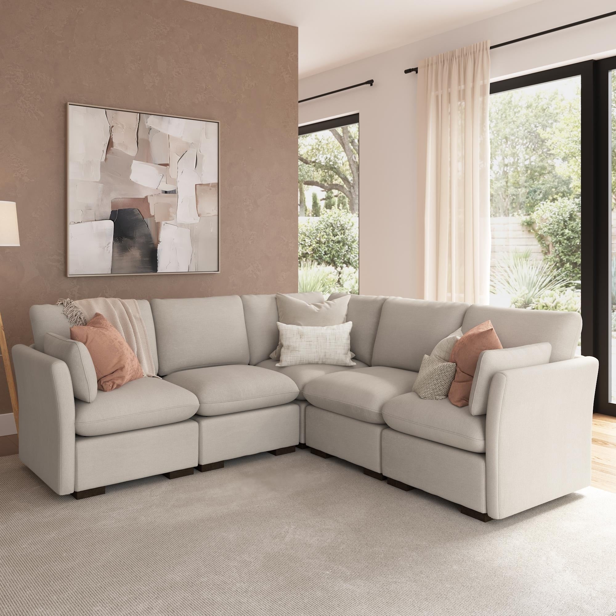 Bush Home Sienna Modular 4 Seater Sectional